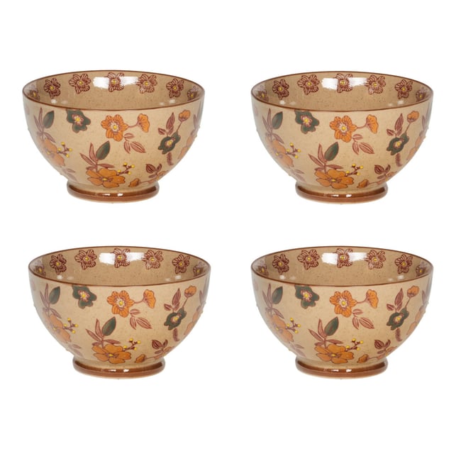 Coffret de 4 bols Aveline 14 cm - AVELINE Couleur multicolore <span itemprop=