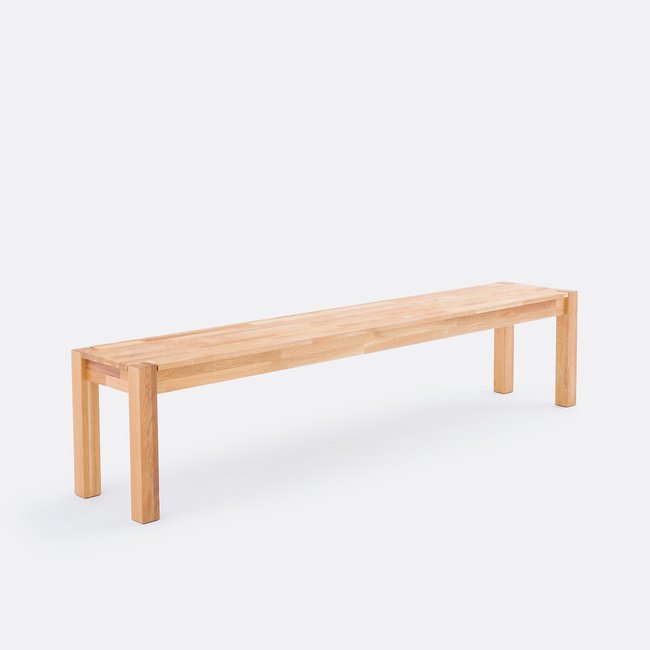 Sitzbank aus massiver Eiche, B200 cm, Adelita eiche <span itemprop=
