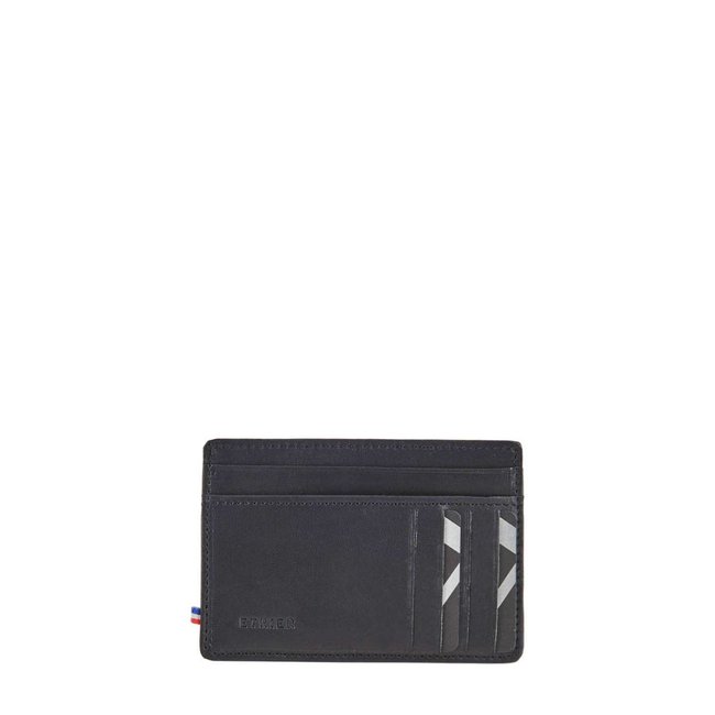 Porte-cartes Oil cuir noir <span itemprop=