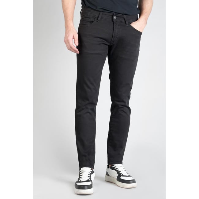 Jeans slim BLUE JOGG 700/11, longueur 34 black <span itemprop=