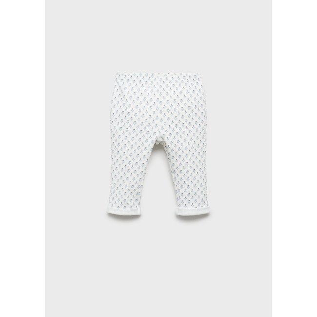 Pantalon de jogging imprimé blanc cassé <span itemprop=