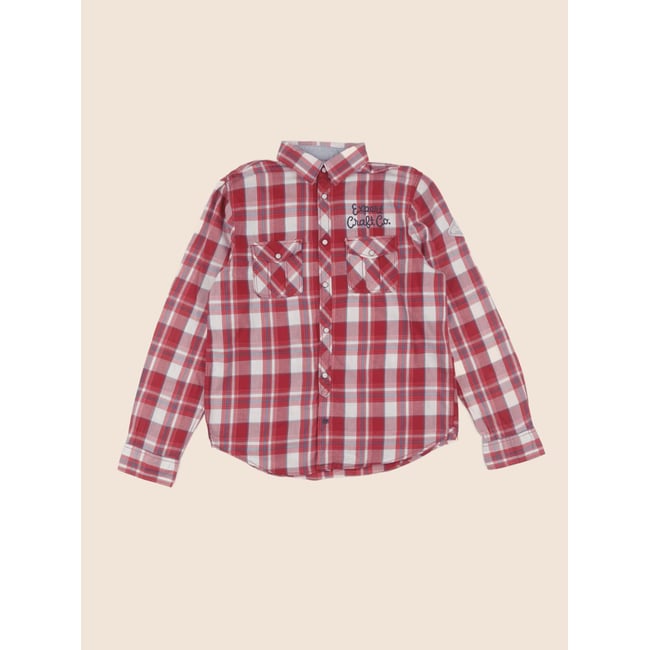 Chemise - Très bon état rouge <span itemprop=