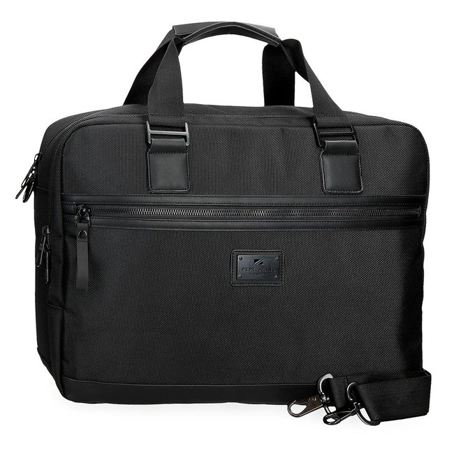Mala Para Portátil 15,6'' E Tablet 12'' Pepe Jeans Blackmore preto <span itemprop=