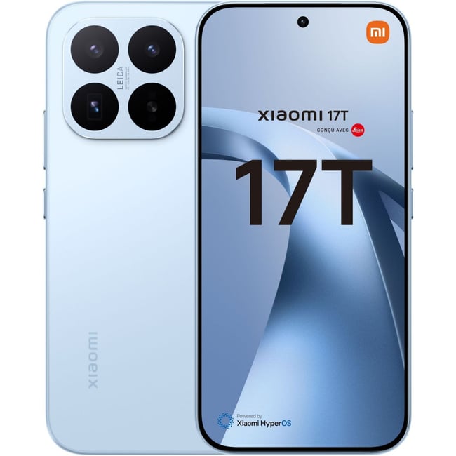 Smartphone 17T conçu avec Leica 5G 256Go Bleu - XIAOMI