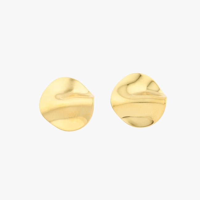 Boucles d'oreilles rondes acier inoxydable aucun <span itemprop=