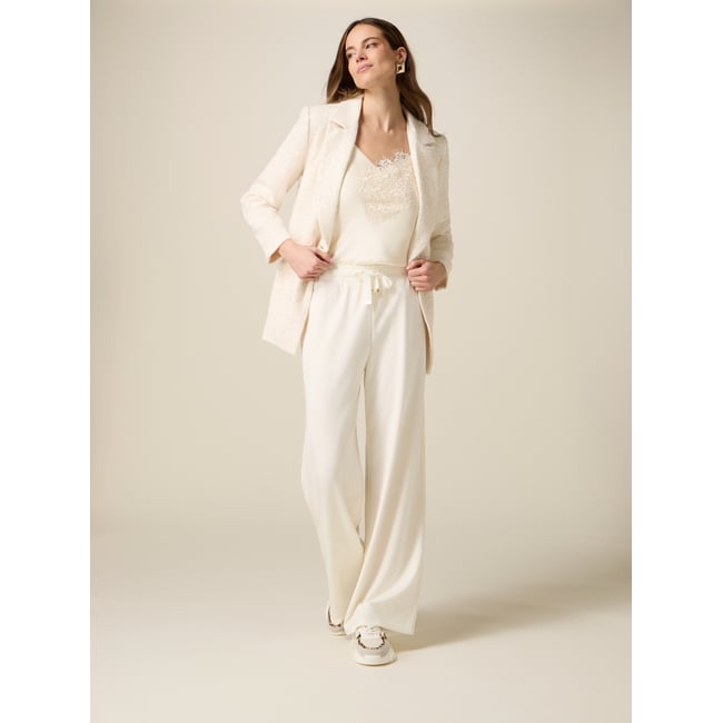 Joggers blanc <span itemprop=