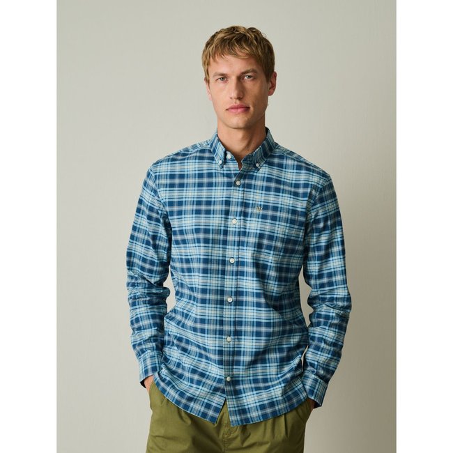 Chemise oxford à manches longues et carreaux - NEXT