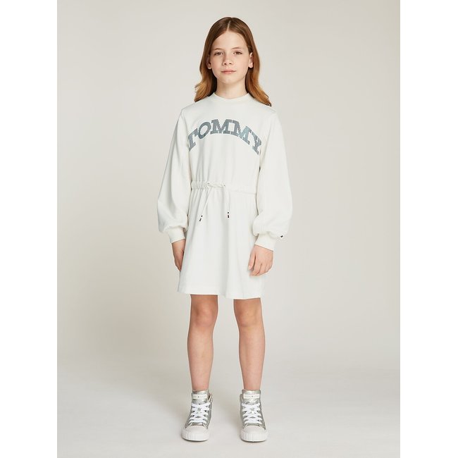 Sweatkleid ecru <span itemprop=