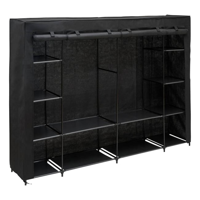 Penderie rectangulaire DRESSY Couleur noir <span itemprop=