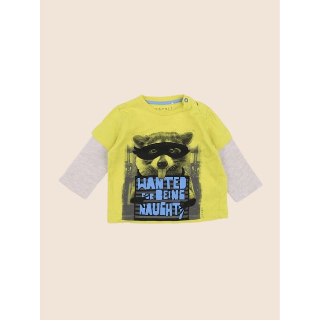 Tee-shirt - Très bon état jaune <span itemprop=