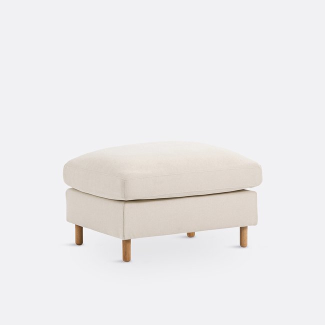 Polsterhocker Loméo, Polyester meliert - LA REDOUTE INTERIEURS