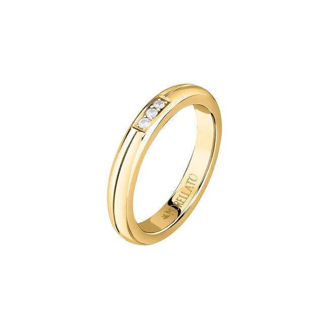 Bague en Acier LOVE RINGS or <span itemprop=