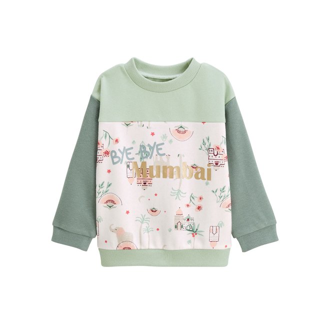 Sweat-shirt enfant Arya vert <span itemprop=