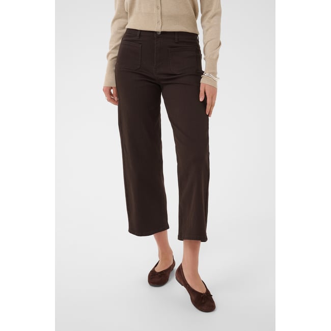 Jeans marron coffee bean <span itemprop=