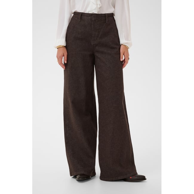 Jeans marron java <span itemprop=