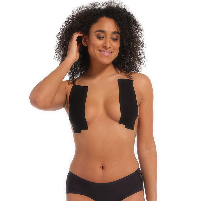 Fashion-Tape fürs Dekolletee Breast Tape schwarz MAGIC BODYFASHION