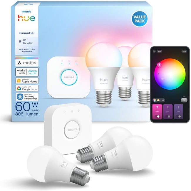 Pack Essential-3/E27 White&Color A.+pont v2 - PHILIPS HUE