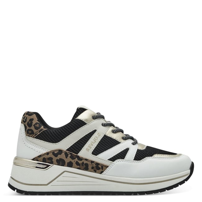 Basket femme blanc nappa <span itemprop=