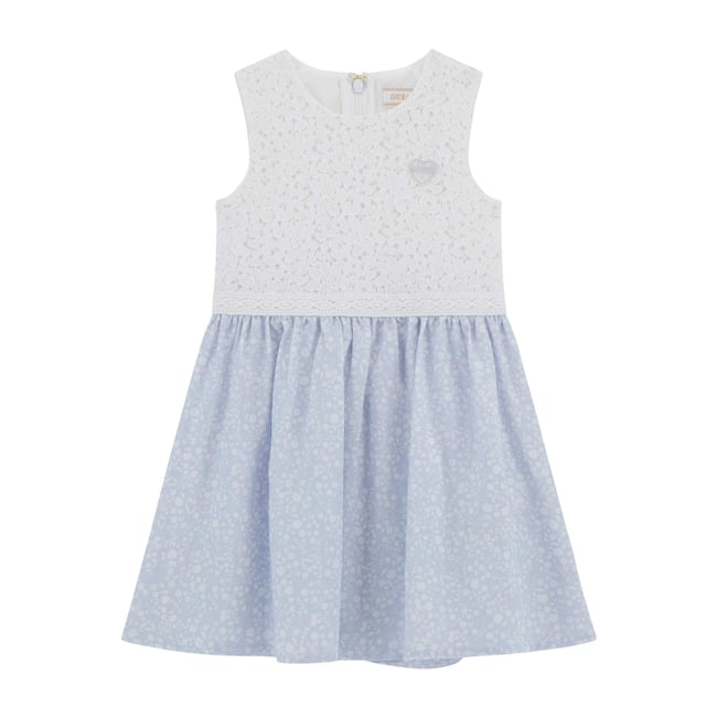 Mini Robe Cintrée Et Évasée blanc <span itemprop=