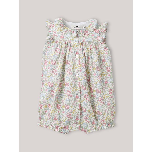 Barboteuse en tissu Liberty liberty lilibet <span itemprop=