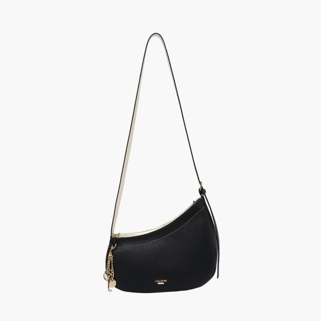 Sac porté épaule  Todora M noir,doré <span itemprop=