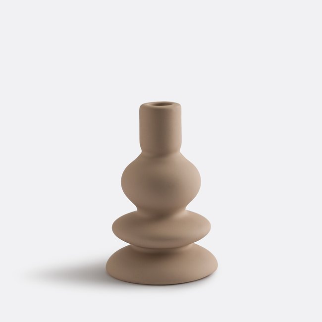 Portacandele in ceramica H16 cm, Kiero beige LA REDOUTE INTERIEURS