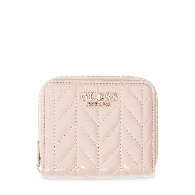 Portefeuille Matelassé Cheryl rose poudré <span itemprop=