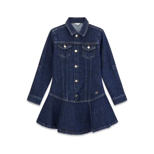 Denim Stretch Dress bleu foncé <span itemprop=