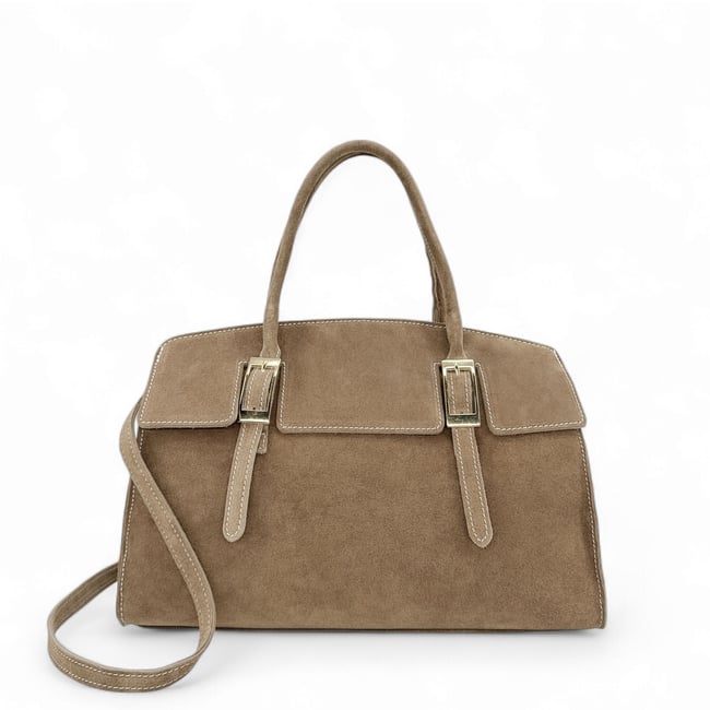 Sac mallette en croûte de cuir WHAT'S UP - OH MY BAG