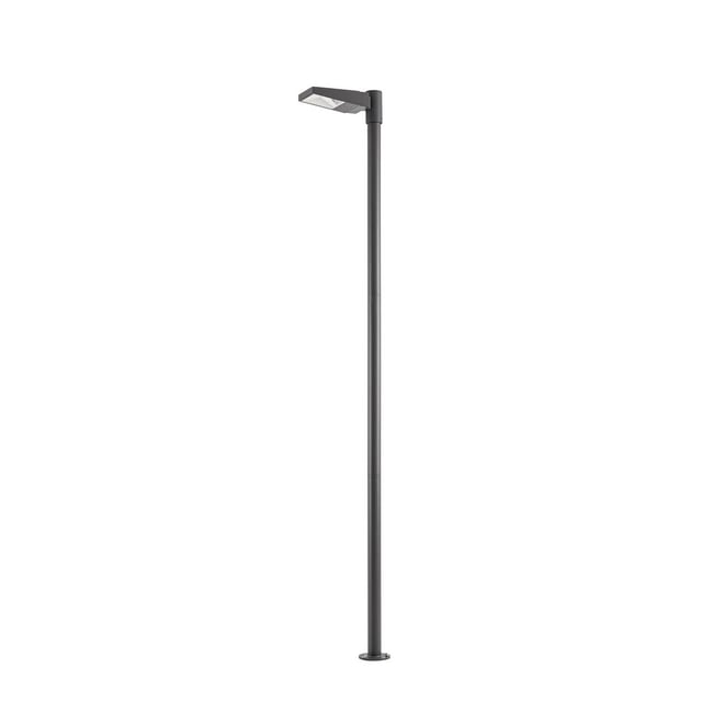 Lampadaire extérieur en métal moderneLED Couleur gris foncé <span itemprop=