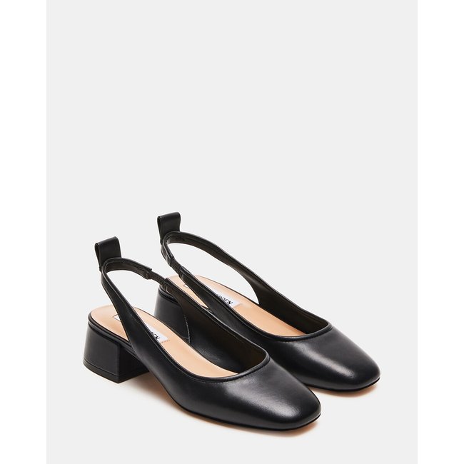 Zapatos de tacón ancho negro <span itemprop=
