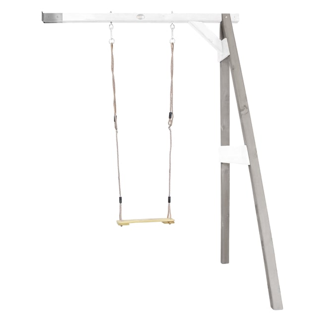 AXI Portique mural en bois Gris Blanc 1 balançoire 160x171x207cm - AXI HOUSE