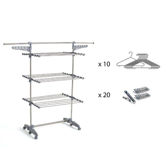 Etendoir à linge et accessoires EXTRA inox1b <span itemprop=