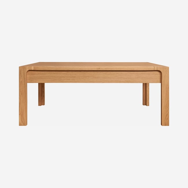 Table basse bois IVOINE Couleur naturel clair <span itemprop=