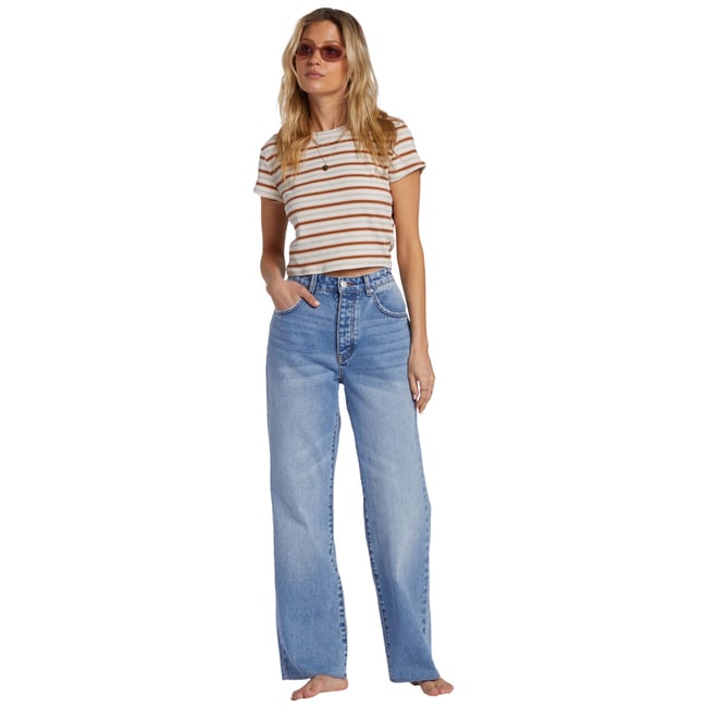 Jean Boyfriend RACHEL bleu medium indigo fade <span itemprop=