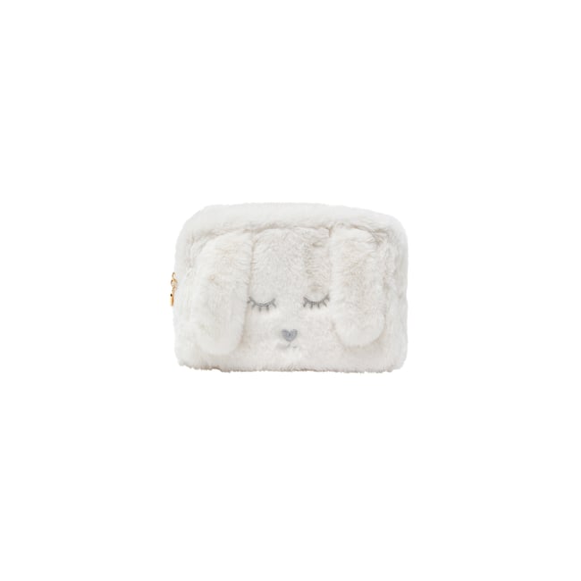 Trousse en forme lapin BUNNY ecru <span itemprop=