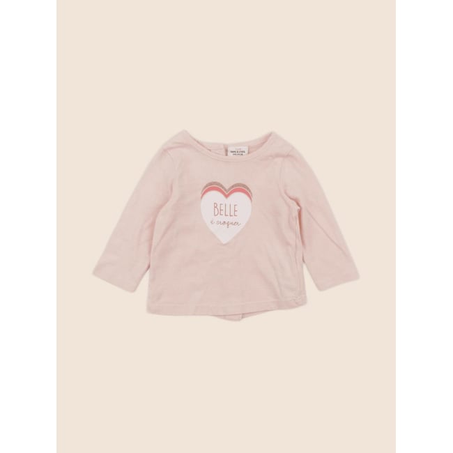 Tee-shirt - Très bon état rose <span itemprop=