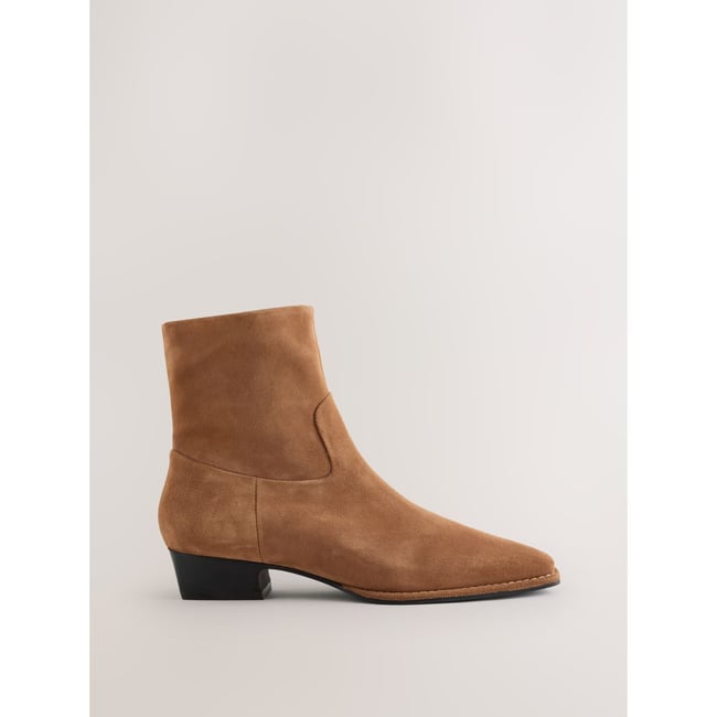Bottines style western forever comfort® marron fauve <span itemprop=