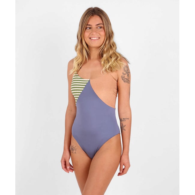 Maillot 1 pièce patchwork REMIX v019845 <span itemprop=
