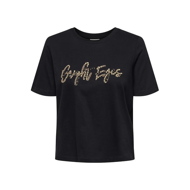 T-shirt manches courtes noir <span itemprop=