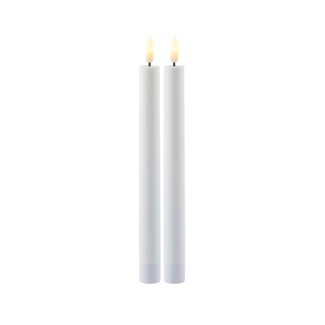Set de 2 Bougies LED Sille 25 x 2cm à Piles Couleur v002227 <span itemprop=