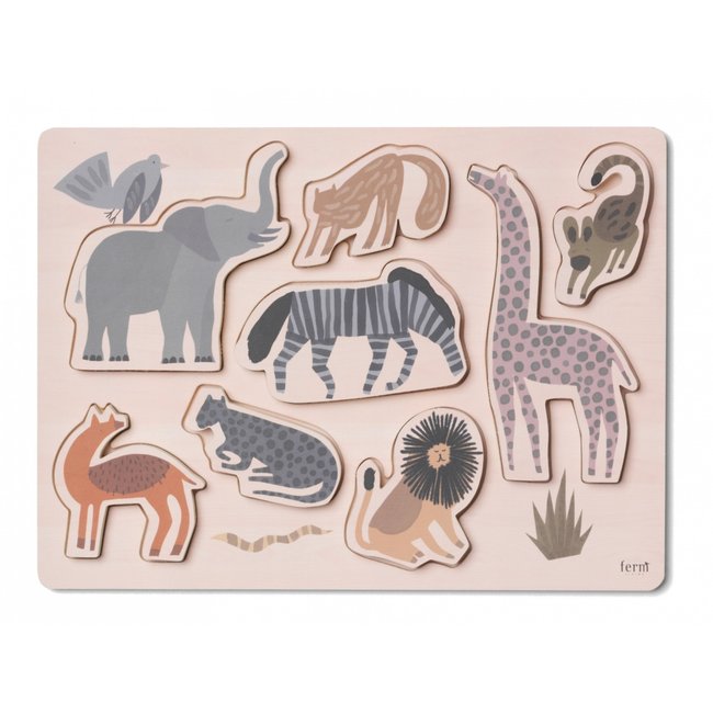 Puzzle Safari 8 pièces - FERM LIVING