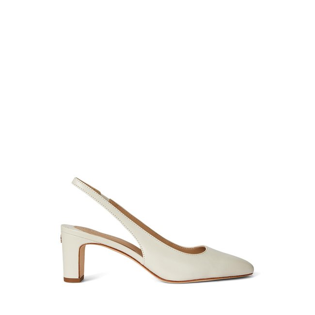 Klaire Leather Slingback Heels - LAUREN RALPH LAUREN