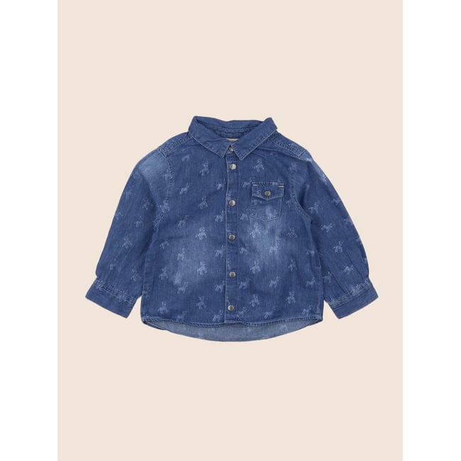 Chemise - Très bon état bleu <span itemprop=