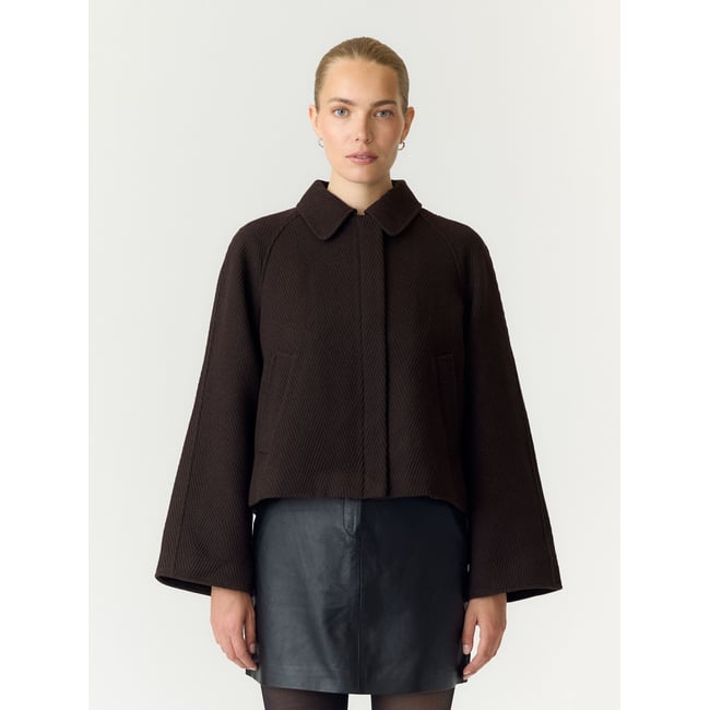 Veste marron - coffee bean1 <span itemprop=