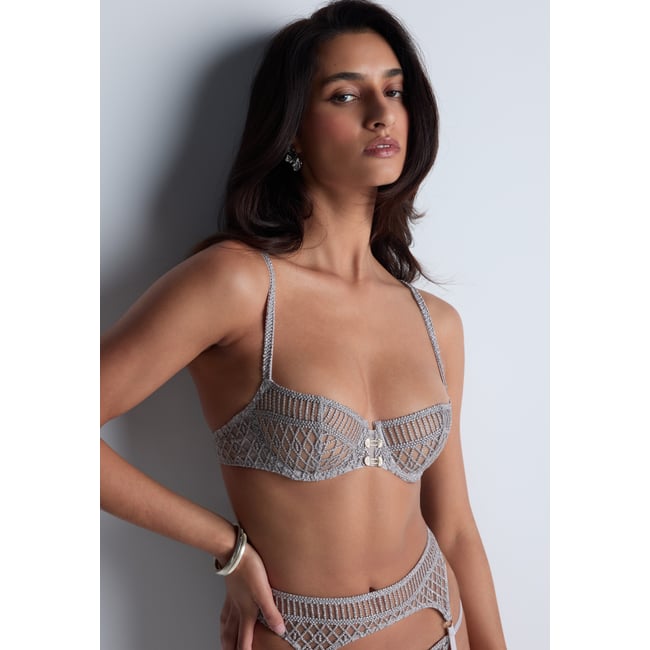 Soutien-gorge Corbeille avec armatures Stardust Dream argenté <span itemprop=