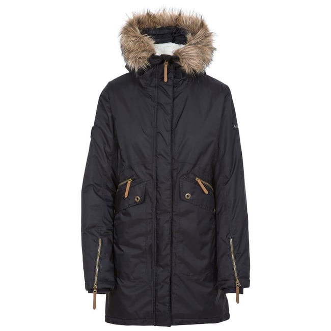 Parka imperméable à capuche ETERNALLY noir <span itemprop=