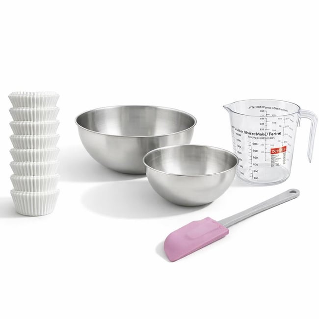Set de 244 ustensiles de pâtisserie moules bols SMART PASTRY blanc <span itemprop=