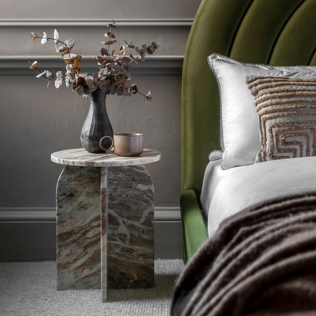Addison Sculptural Marble Side Table - ÉDITÉ