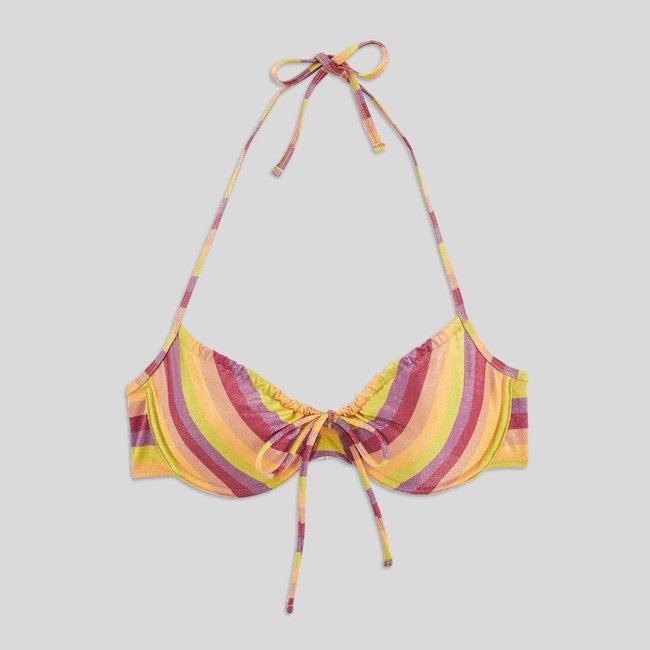 Corbeille maillot de bain, matière recyclée tacos <span itemprop=